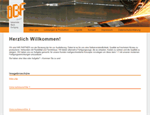 Tablet Screenshot of ibf-biberach.de